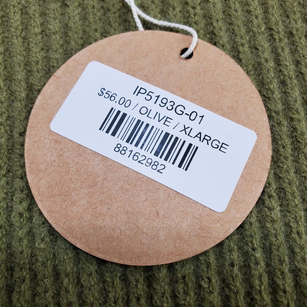 BiB! Sweater Womens XL Knit Scoop Neck Olive Green Long Sleeve New Preppy Casual - Picture 12 of 12